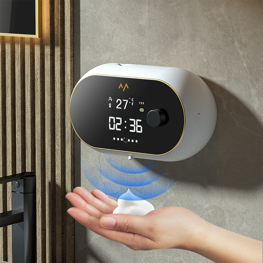 7MD Touchless Wall-Mounted Smart Soap Dispenser With 500mL Capacity & Rechargeable Battery