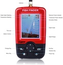 XJ-01 Wireless Sonar Sensor Colorful Dot Matrix LCD Display Fish Finder Fish Finder