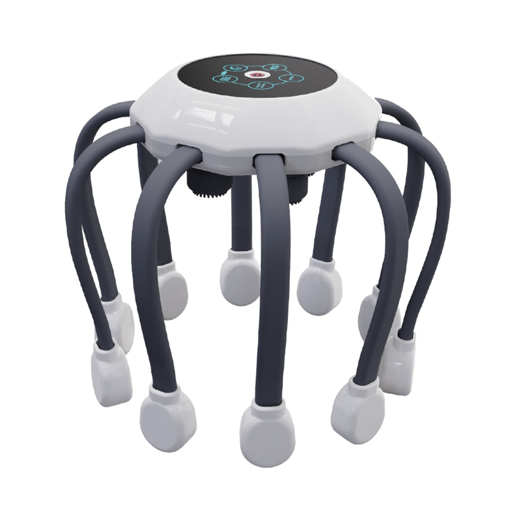 7MD 360 Degree Electric Head Massager With Vibration Massage & Red Light Therapy