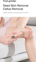 7MD Portable Cordless Electric Foot Callus Remover With 2 Speed Adjustment & Rechargeable Battery Model:7MD-FG01