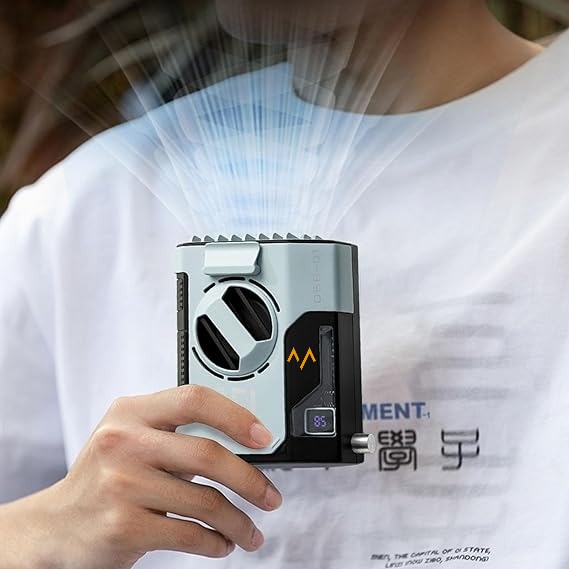 7MD Portable Mini Cooling Fan With 10000mAh Power Bank
