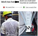 7MD Portable Mini Cooling Fan With 10000mAh Power Bank