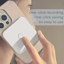 FOCASE Magnetic Bluetooth Mobile Phone Call Recorder For IOS & Android Memory: 32GB (Model: CR1)