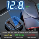 Green Lion Multifunctional 38W Fast Car Charger With LED, Car Air Fresher & Built-in Retractable Cables Model: GL-17 (GNSMTCARCGY)