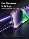 UGREEN USB-A to Lightning Durable Cable For Fast Charging & Stable Data Transfer 60156/60158