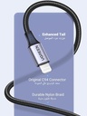 UGREEN USB-A to Lightning Durable Cable For Fast Charging & Stable Data Transfer 60156/60158