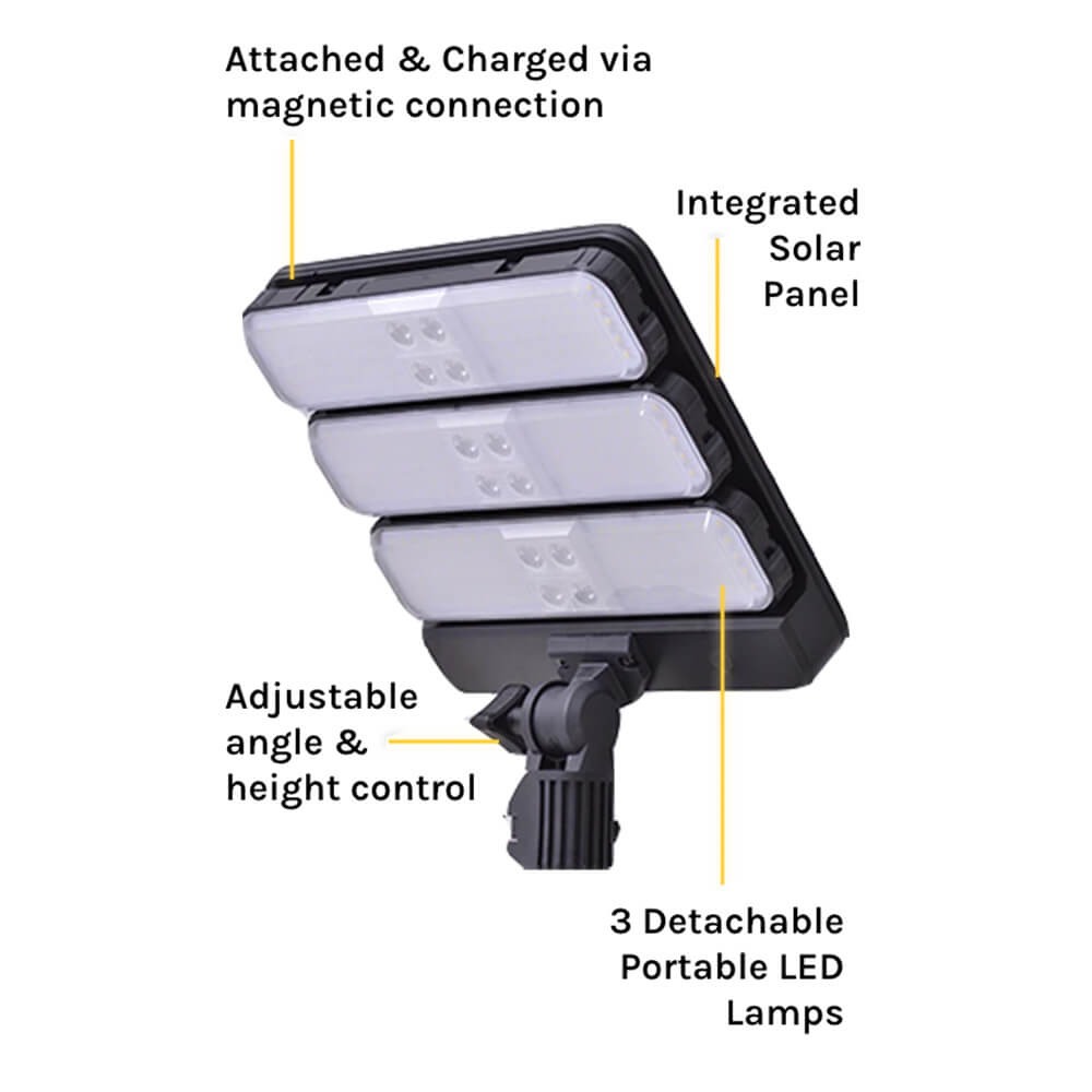 | Winter Collection | Crony High-Lumen Solar Powered Battery Outdoor Fishing Light, Camping LED Light With 3x 5200 mAh Power Bank | CN-25 |