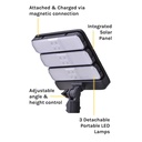 | Winter Collection | Crony High-Lumen Solar Powered Battery Outdoor Fishing Light, Camping LED Light With 3x 5200 mAh Power Bank | CN-25 |