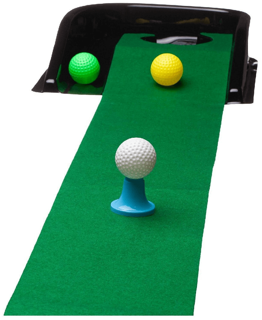 Kids Golf Set With 3 Clubs, 3 Balls, Mat, Stand With Hole (YF313A)