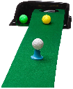 Kids Golf Set With 3 Clubs, 3 Balls, Mat, Stand With Hole (YF313A)