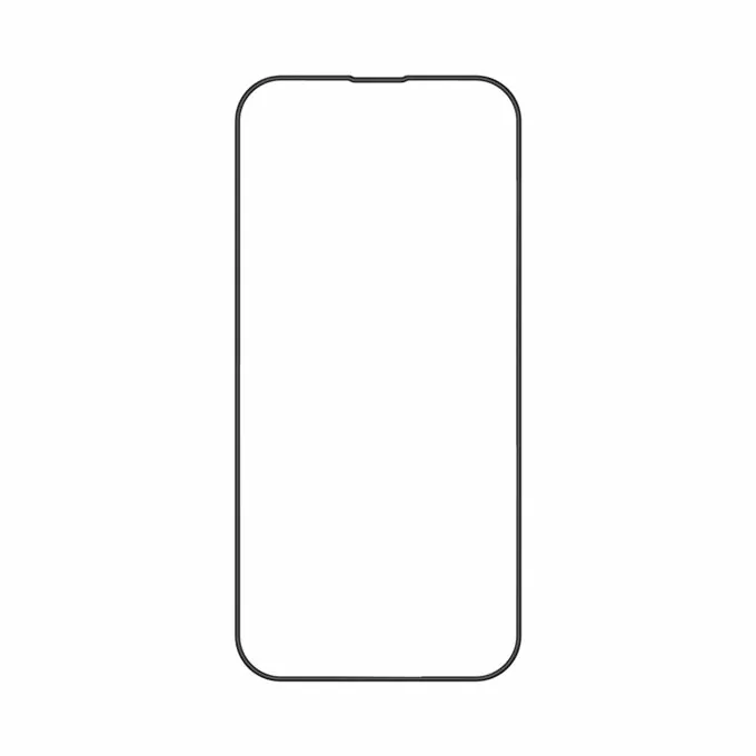 Green Lion 3D Silicone HD Glass Screen Protector-Black Edge/Transparent For iPhone 14 Pro / Pro Max| GN3DSHD14 |