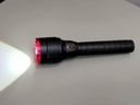 7MD LED Flash Light Powerful Rechargeable LED Torch High Quality Night Light With 3 Lighting Modes & Free Leather Bag