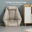 SUN GLOBAL Hexagon Foldable Chairs From Comfortable Leather & Stainless Steel Base For Comfortable Sitting (AC751D)