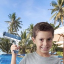 Kids Electric Rechargeable Water Gun For Outdoor Enjoyment, With Powerful Continuous Shooting (No.8188)