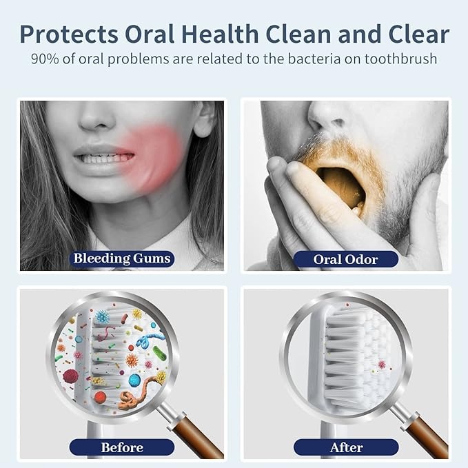7MD Portable & Rechargeable Toothbrush Sterilizer