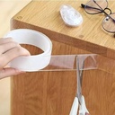 7MD Transparent Double Sided Adhesive Tape, Washable & Reusable