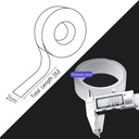 7MD Transparent Double Sided Adhesive Tape, Washable & Reusable
