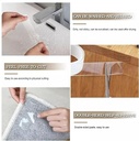 7MD Transparent Double Sided Adhesive Tape, Washable & Reusable