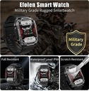 7MD Smart Watch 1.85" Touch Screen, Smartwatch for Android & iPhones , IP68 Waterproof Outdoor Sports Fitness Tracker with Heart Rate