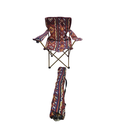 Traditional Red Sadu Patterned  Foldable Trip Chair
