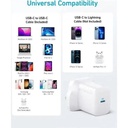 Anker 312 Wall Charger Anker 312 Wall Charger With USB-C Port For Fast 30W Charging | A2640k21 |