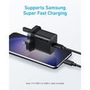 Anker 312 Wall Charger Anker 312 Wall Charger With USB-C Port For Fast 30W Charging | A2640k21 |