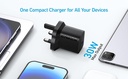 Anker 312 Wall Charger Anker 312 Wall Charger With USB-C Port For Fast 30W Charging | A2640k21 |