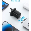 Anker 312 Wall Charger Anker 312 Wall Charger With USB-C Port For Fast 30W Charging | A2640k21 |