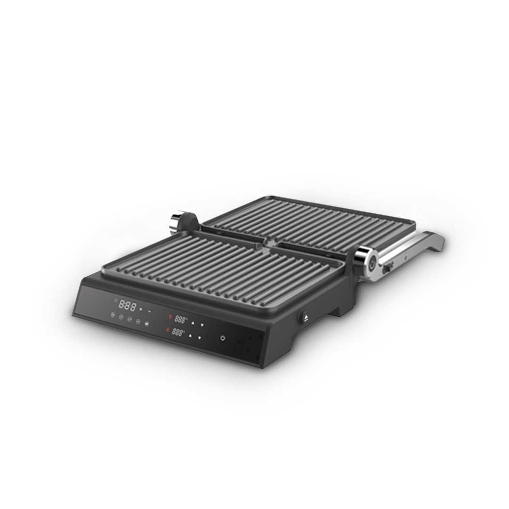 Porodo LifeStyle Glasstop Digital Grill with Removable Grill Plate - Black | PD-LSDGGR-BK |