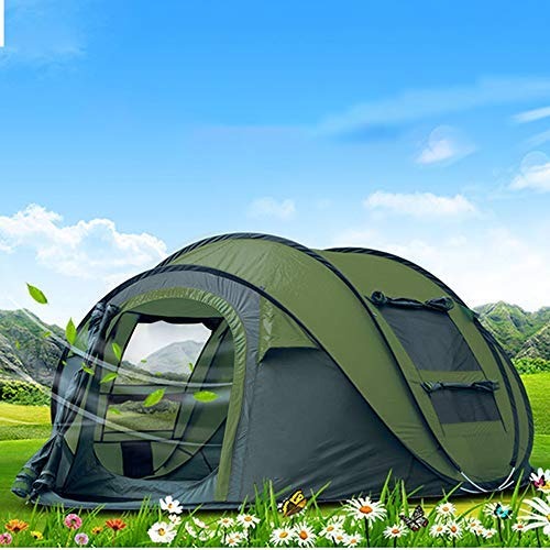 Portable Quick Setup Camping Tent For 2 Person With Dual Doors & Windows (250x215x114 H)