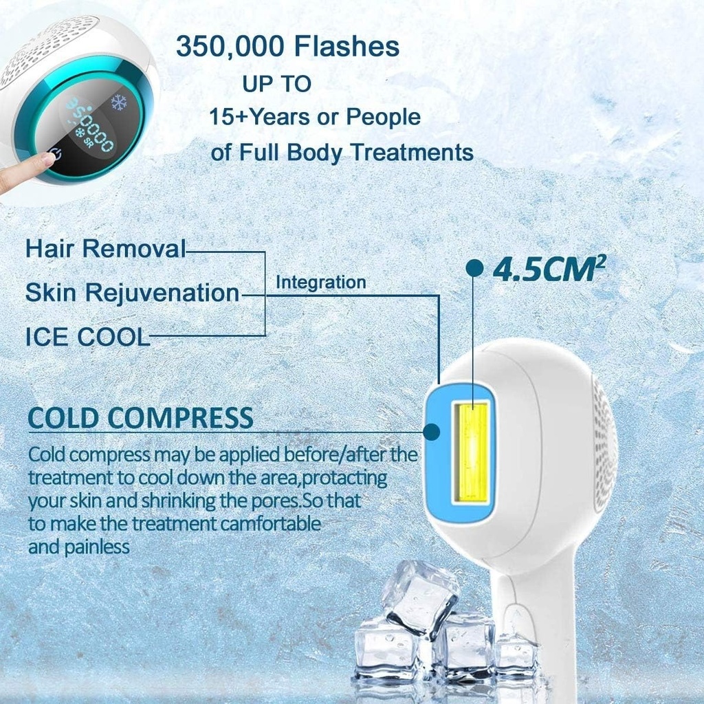 Professional Laser Hair Removal Device With Ice-Cool Technology, Suitable For Whole Body | T011C |