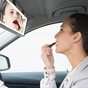 7MD Car Visor LED Vanity Mirror, Rechargeable Car Makeup Mirror with LED Lights
