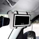 7MD Car Visor LED Vanity Mirror, Rechargeable Car Makeup Mirror with LED Lights