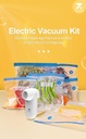 Zolele Electric Vacuum Kit Multi-Functional Portable Handheld Vacuum Sealing Machine with 20pcs Vacuum Sealer Bags For Food Preservation (EV01)