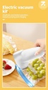 Zolele Electric Vacuum Kit Multi-Functional Portable Handheld Vacuum Sealing Machine with 20pcs Vacuum Sealer Bags For Food Preservation (EV01)