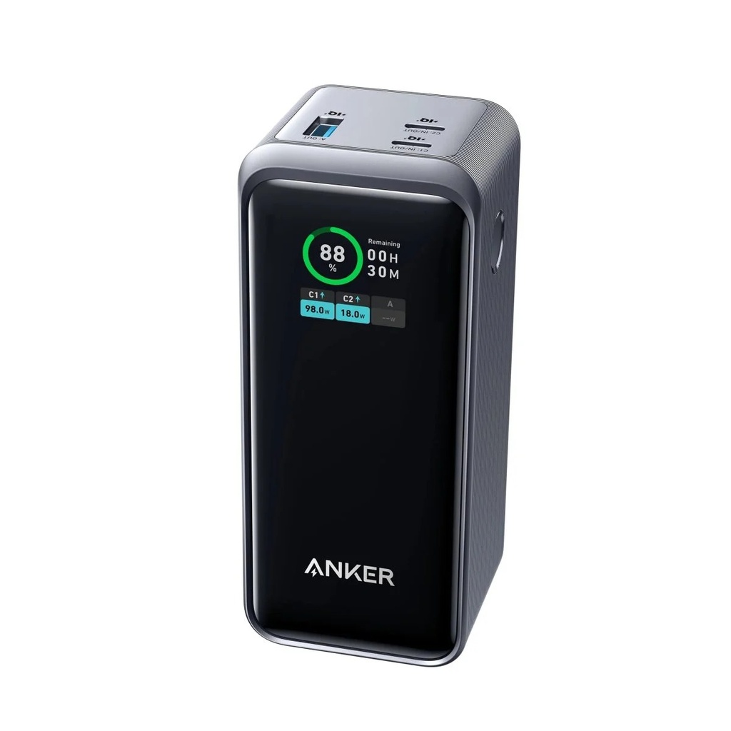 Anker Prime 20,000mAh Power Bank (200W) Multi Device Fast Charging Smart Display (A13360B1/A1336011)