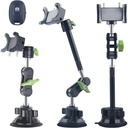 Green Lion Ultimate Holder Pro with Suction Cup Mount 4.5 - 7.2 Inches - Green / Black | GNULSCUPROHDBK |