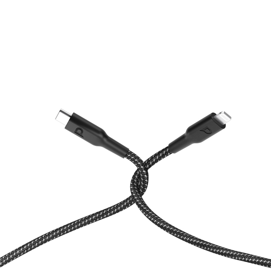 Powerology Braided USB-C Lightning Data & Fast Charge Cable 30Cm / 0.98ft | PCAB006 |