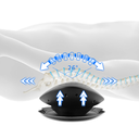 Smart Lumbar Massager With Air Pressure Traction, Heating Therapy, Vibration & Remote Control