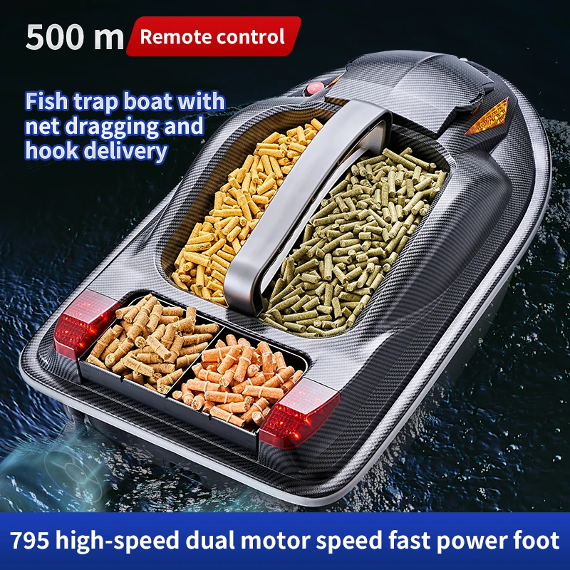High Speed 4KG Load Fishing Bait Boat