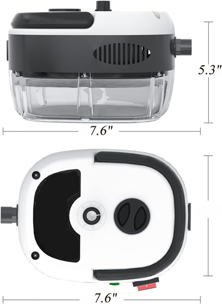 Handheld Steam Cleaner, High Pressure Steam Cleaner, 2500W Handheld High Temp Steam Cleaner, Portable Steam Cleaner for Home Use, White (AH-SL-001)