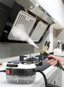 Handheld Steam Cleaner, High Pressure Steam Cleaner, 2500W Handheld High Temp Steam Cleaner, Portable Steam Cleaner for Home Use, White (AH-SL-001)