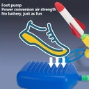 Kid Air Stomp Rocket Foot Pump Launcher Toy Sport  Game