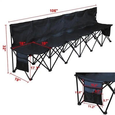| Winter Collection | 6 in 1 Folding Portable Chairs For Outdoor Use With Carrying Bag
