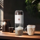 LePresso 2 in 1 Coffee Grinder and Milk Frothing LPMFGRWH