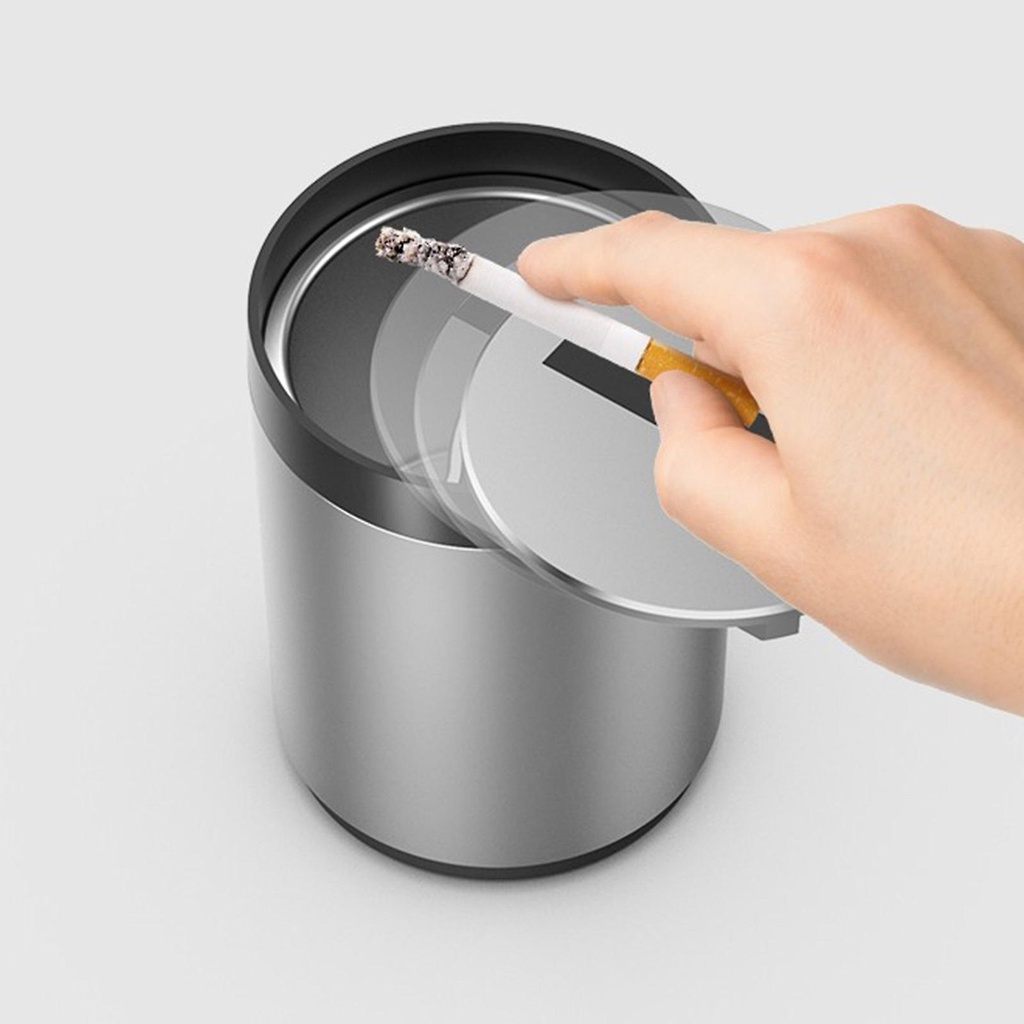 Fully Automatic Infrared induction Rechargeable Detachable Car Ashtray with Sensor For Easy Cleaning, Led Light With Flip Lid For Cigarettes