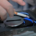 Fully Automatic Infrared induction Rechargeable Detachable Car Ashtray with Sensor For Easy Cleaning, Led Light With Flip Lid For Cigarettes