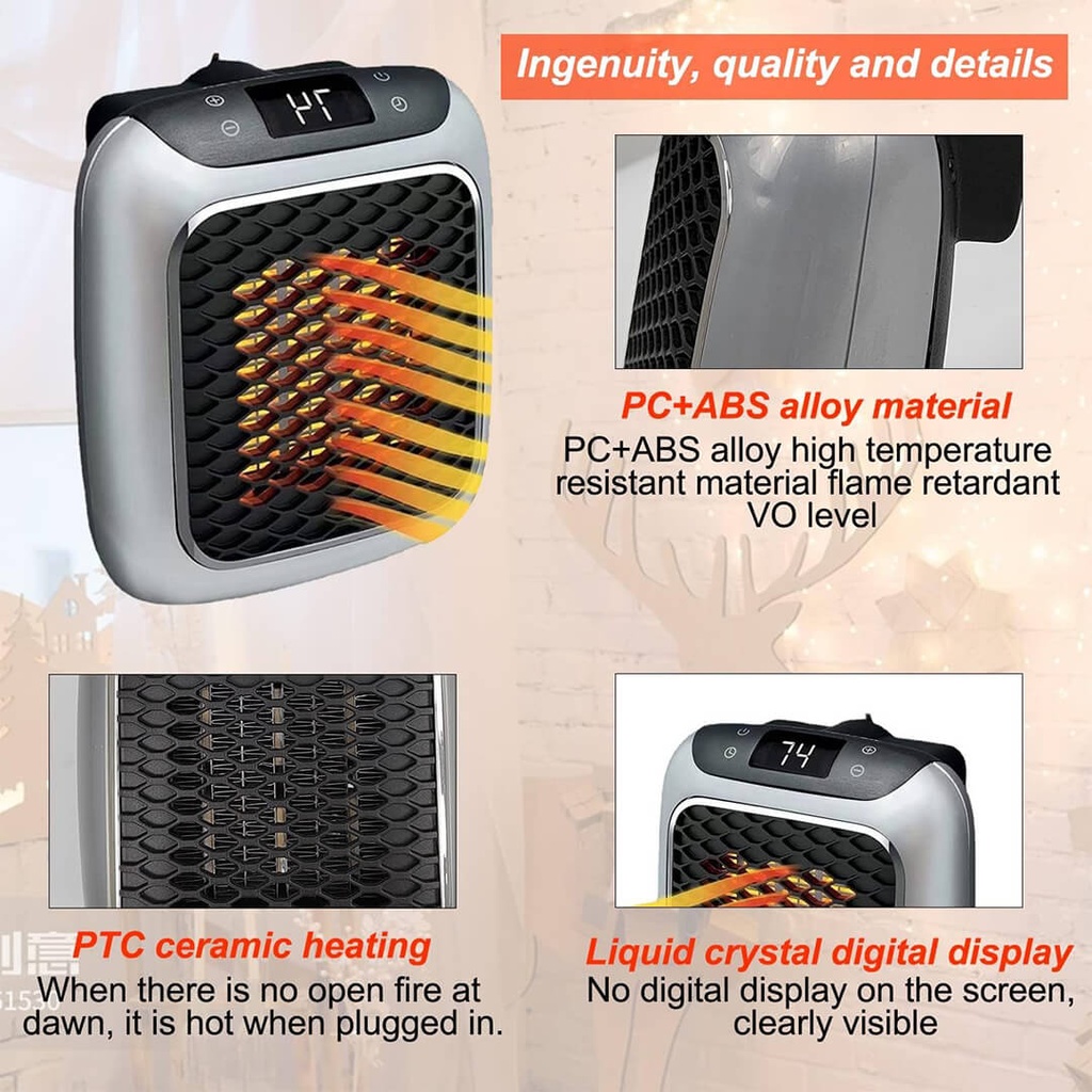 7MD Wall-Outlet Handy Heater