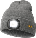 7MD Unisex Beanie Hat With Rechargeable LED Light