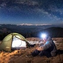 7MD Unisex Beanie Hat With Rechargeable LED Light